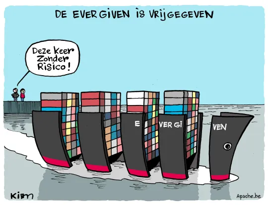ever given vrijgegeven