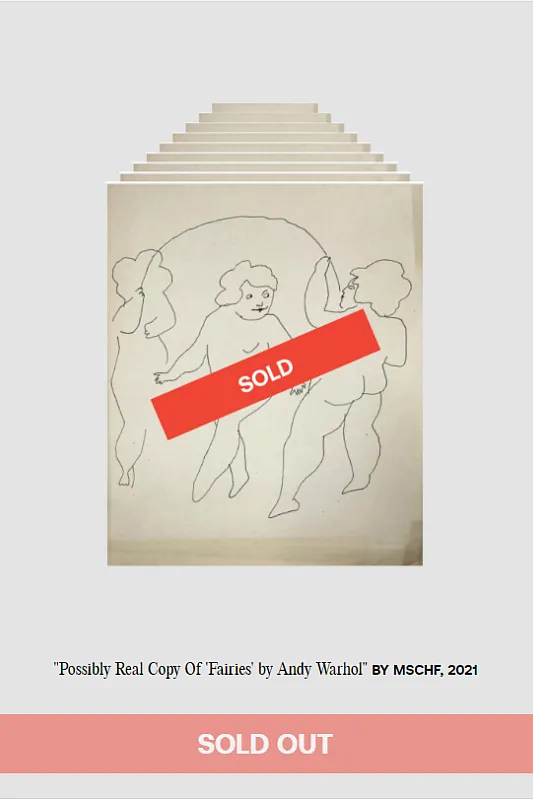 Een waardevol koopje (beeld: MSCH MSCHF/moforgeries.com)