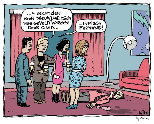 4 seconden voor nieuwjaar