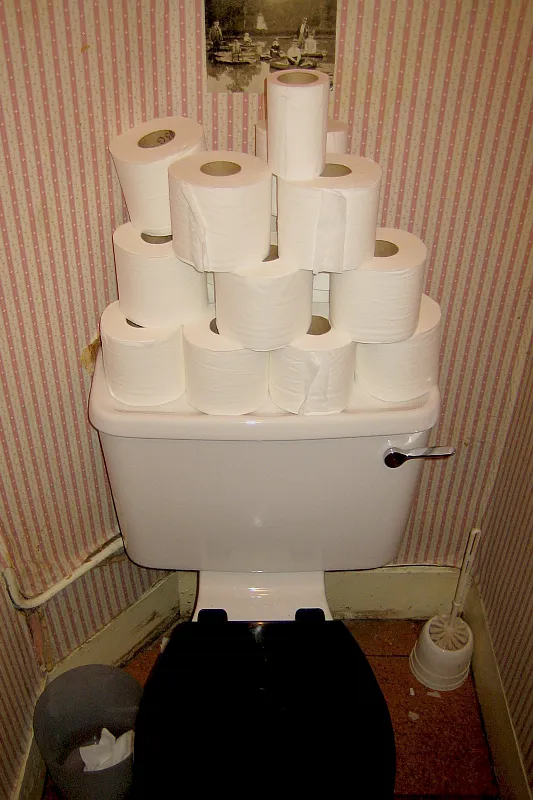 hoarding loo roll