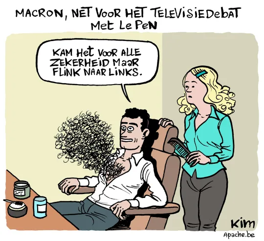 Macron borsthaar