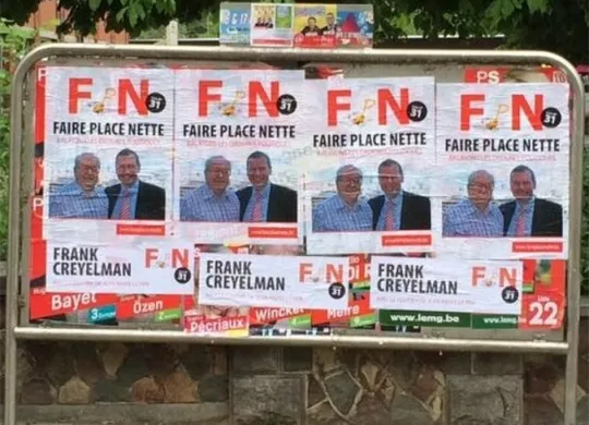 Affiche Creyelman Le Pen