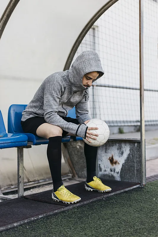 on the bench