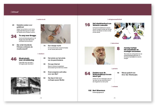Inhoudstafel herfstnummer 2022 Apache Magazine