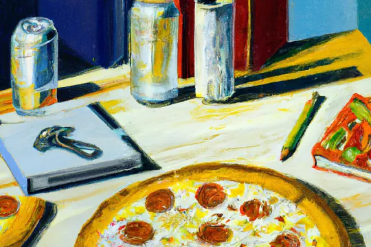 pizza and beer