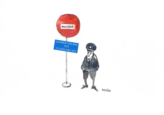 Koopjes bij de politie