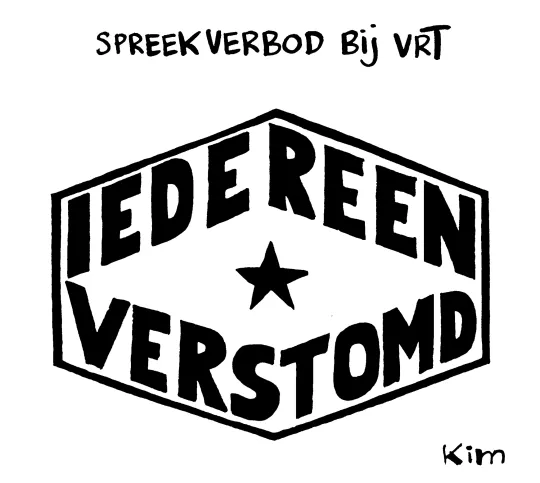 Spreekverbod bij VRT