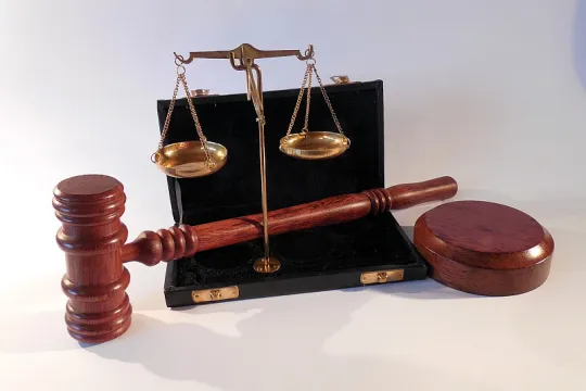 hammer and scales