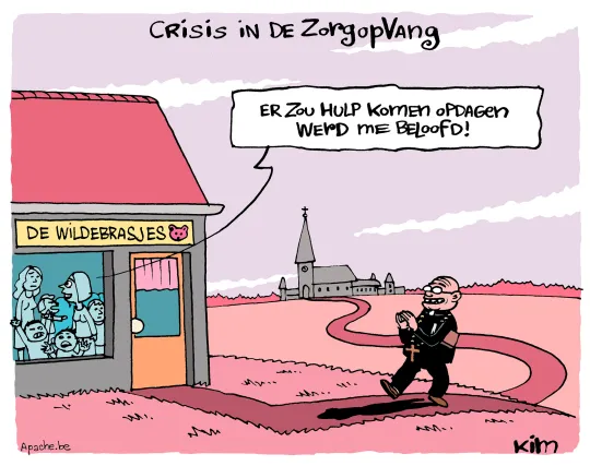 Crisis in de zorgopvang