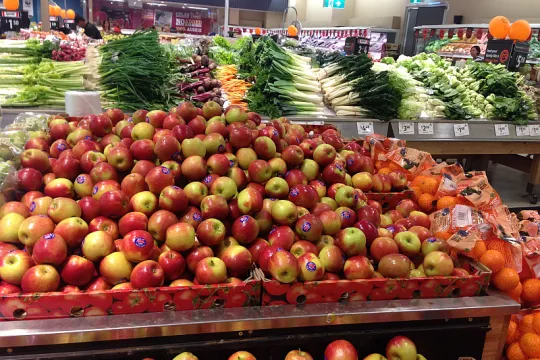 fresh fruit and vegetables