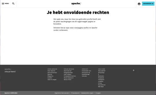 onvoldoende rechten