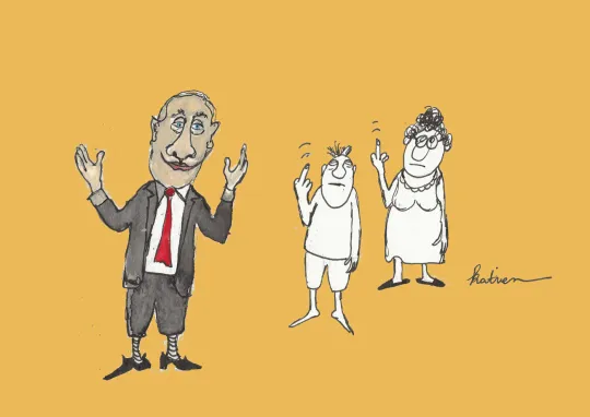 Alle Russen staan achter Poetin