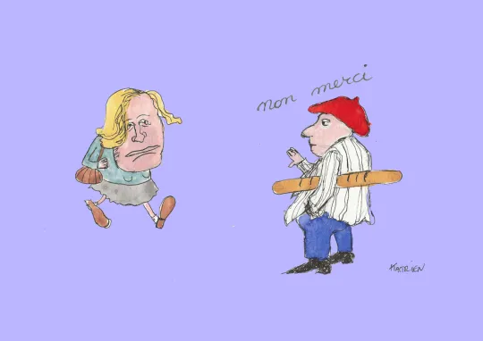 De Franse ruk naar rechts