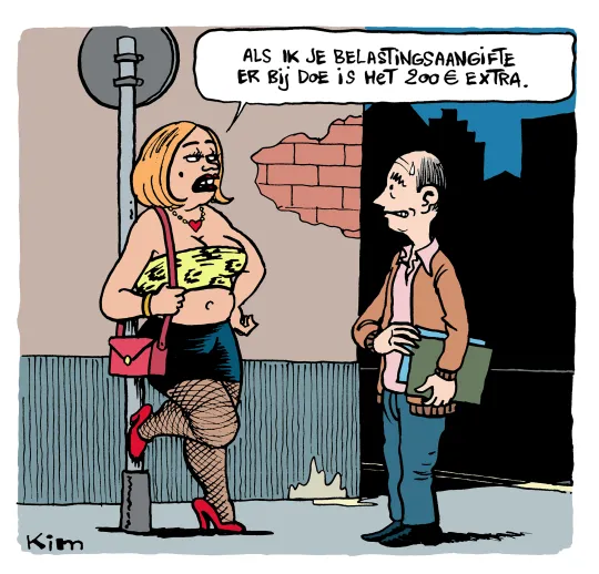 Belastingaangifte op straat