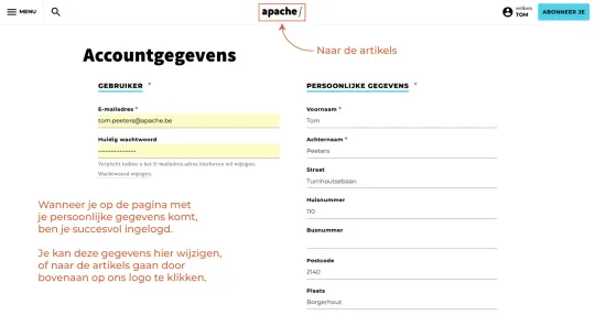 profielpagina