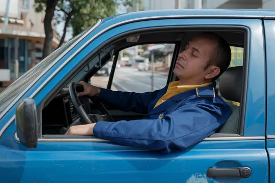 sleepy driver