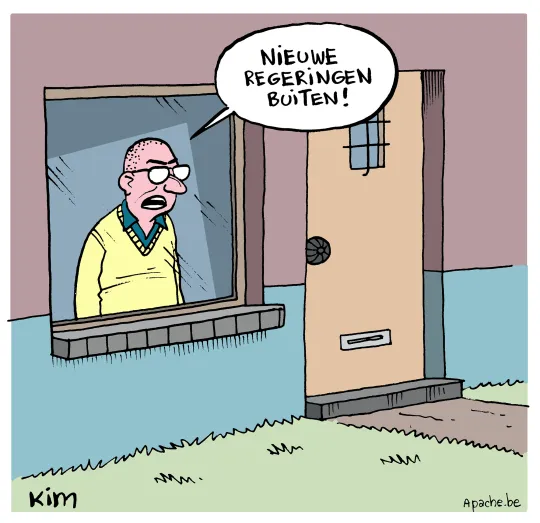 Nieuwe regering buiten