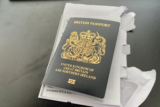 New UK passport