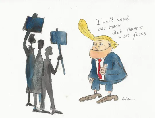 Anti-Trump protesten