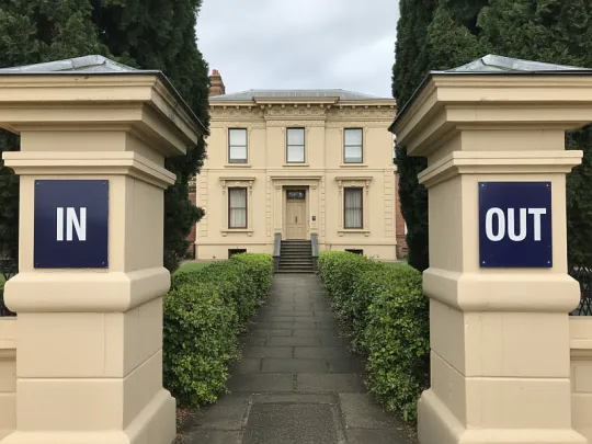 in and out