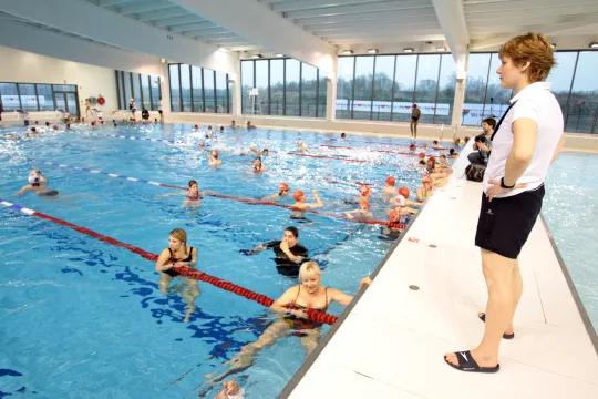 BELGIUM MONS ELIO DI RUPO NEW SWIMMING POOL