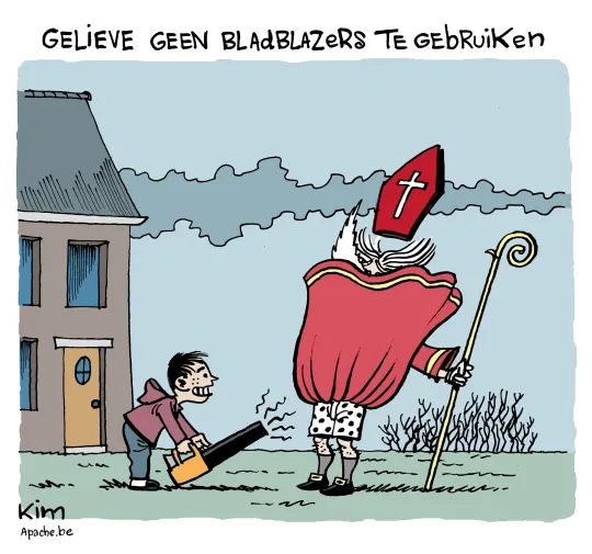 Geen bladblazers