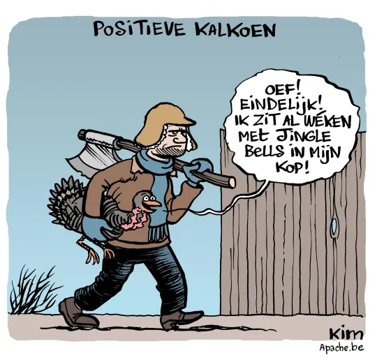 Positieve kalkoen