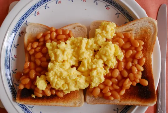 baked beans on toast
