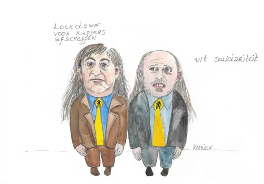 Bij de kapper