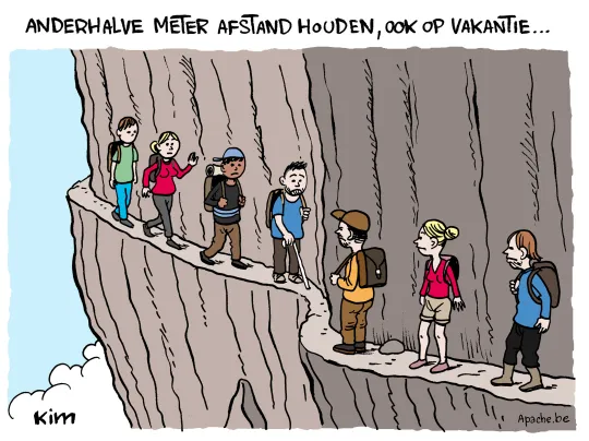 Anderhalve meter op vakantie