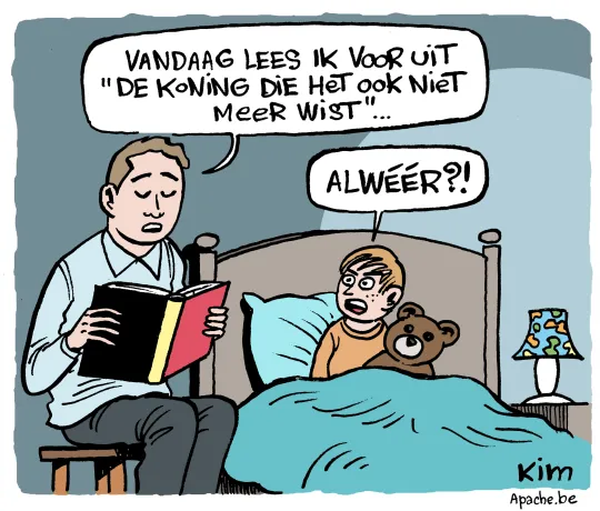 De koning die het niet meer wist