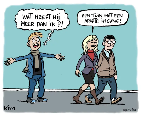Tuin met aparte ingang