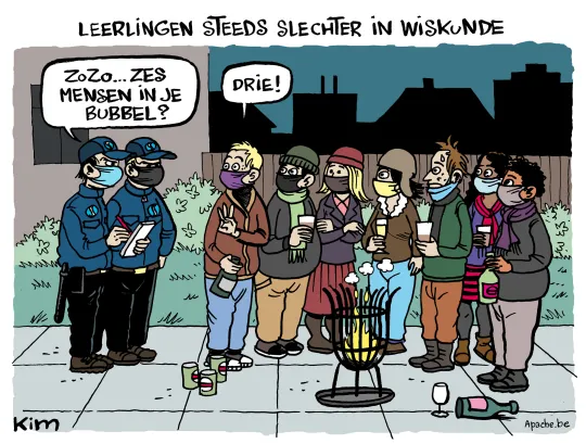 Slecht in wiskunde