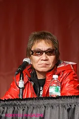 Cultregisseur Takashi Miike werd na de tsunami onterecht als vermist opgegeven. (Foto rokkyuurmagazine)