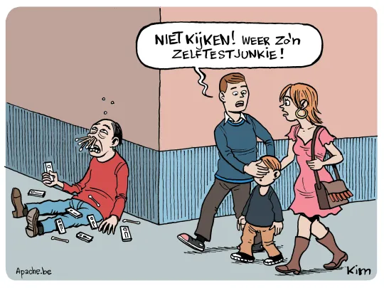 Negatief zelftestbeeld