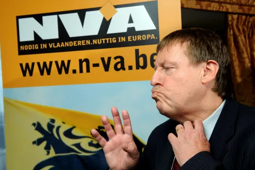 Bracke en Jambon riepen deze week het journaille samen om vervolgens weinig diets te maken. (Foto Danny Gys - Reporters)