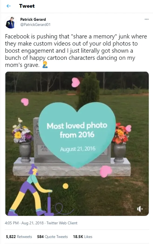 Grave tweet