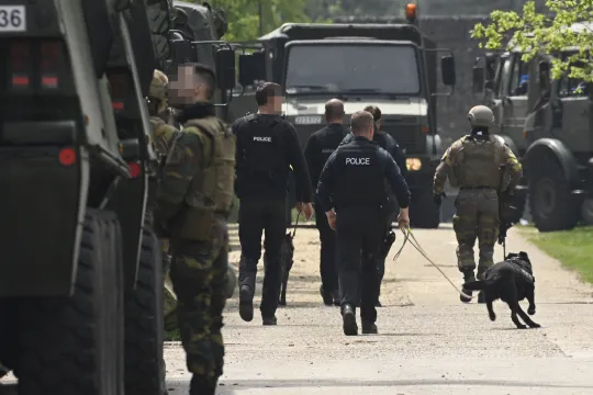 BELGIUM MANHUNT ARMED SOLDIER THURSDAY