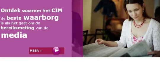 Het CIM werkt niet langer met verkoopscijfers per kwartaal.
