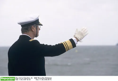 Zwaait Koning Albert II binnenkort ook zijn koninkrijk uit? (Foto Eric Herchaft - Reporters)