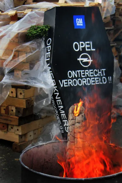 Was General Motors een Belgische bedrijf, dan zouden de Vlaamse kranten een sluiting even prominent in beeld gebracht hebben. (Foto Victoria Deluxe)