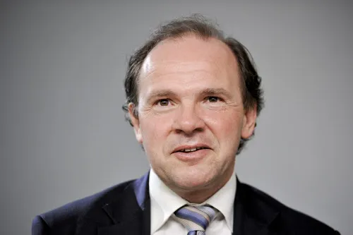 Vlaams begrotingsminister Philippe Muyters (Foto Eric Herchaft - Reporters)