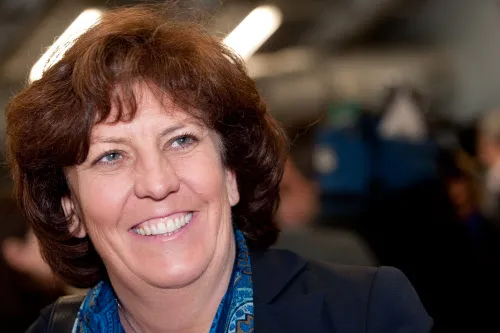 Ingrid Lieten geeft de mediasector een duwtje in de rug met het Media Innovatie Centrum Mix (Foto Danny Gys / Reporters)