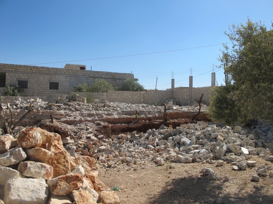 Une maison dévastée à Kafr Ruma, Syrie. (Photo: Damien Spleeters, septembre 2012)