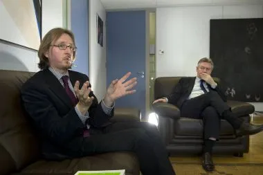 Karel de Gucht in gesprek met Peter De Caluwe