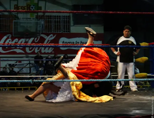 Deux femmes se battent sur un ring (Photo: Annabelle Avril/ Septembre 2012/ Flickr-CC)