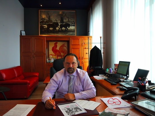 Luciano D’Antonio dans son bureau (Photo: Isabelle Masson-Loodts/ 2013)