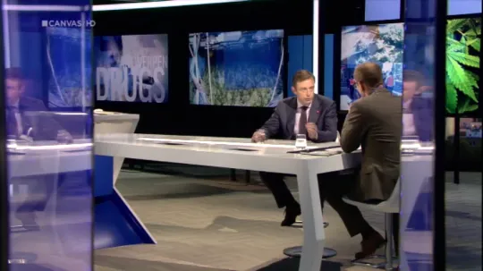 Bart De Wever sur le plateau de Terzake (Photo: capture d'écran)