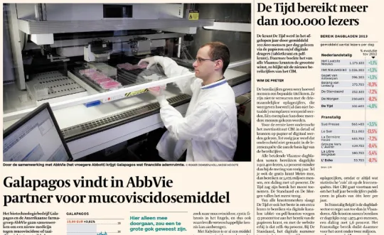 Screenshot De Tijd 25/09/2013