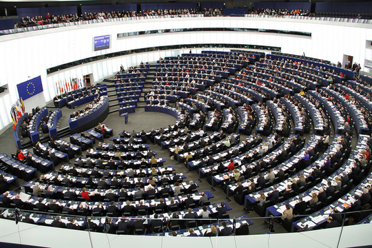 Hémicycle du Parlement européen à Strasbourg (Photo: GUE/NGL/ Mars 2010/ Flickr-CC)